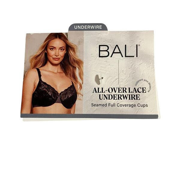 Bali Womens Bra 36DD Lace Desire Underwire Full Coverage Lightly Lined DF6543 - Picture 8 of 10